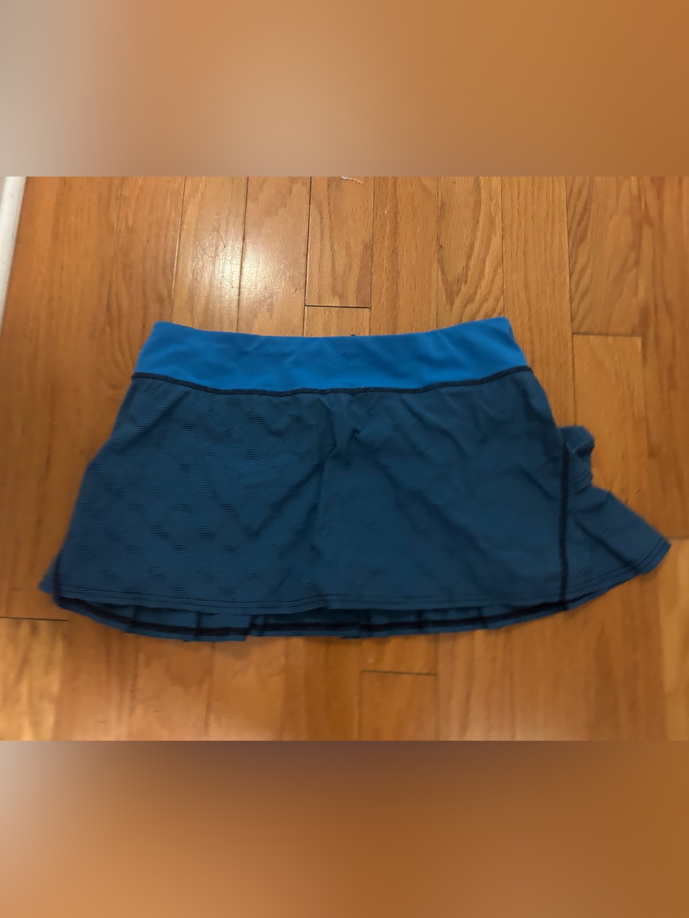 lululemon athletica blue athletic skort